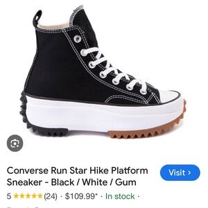 Converse Run Star Hike, platform sneaker